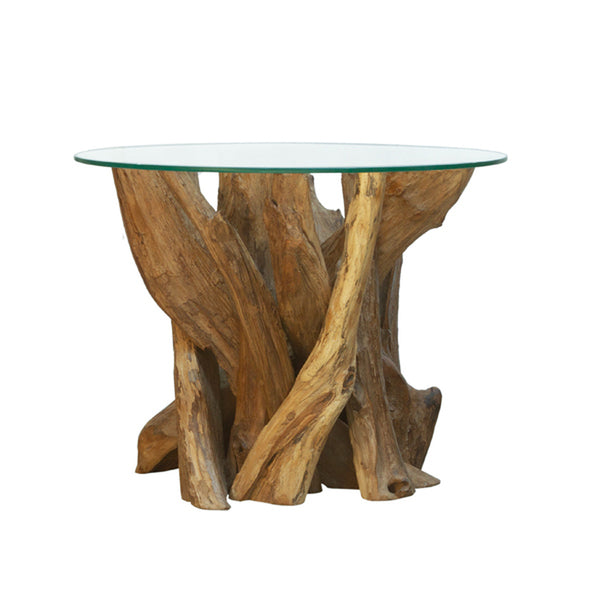 Leila Branchwood Round Lamp Table - Bluebone