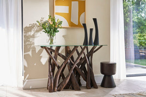 Leila Console Table CHOCOLATE - Bluebone