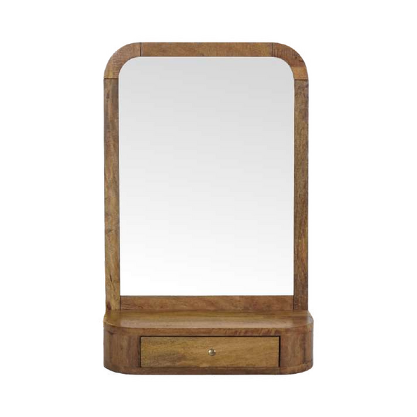 Mango Lounge Mirror with Shelf - Bluebone