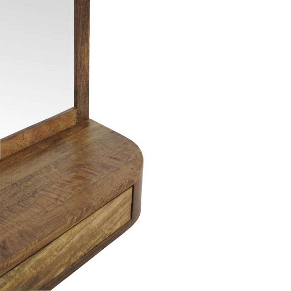 Mango Lounge Mirror with Shelf - Bluebone