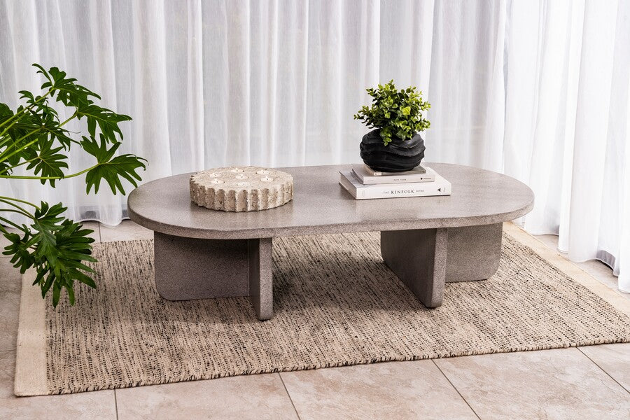 Bubble Oval Coffee Table Granito - Bluebone