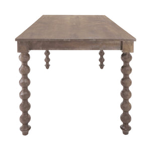 Carob Rectangular Dining Table Greywash - 200cm - Bluebone