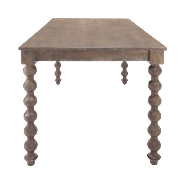 Carob Rectangular Dining Table Greywash - 200cm - Bluebone
