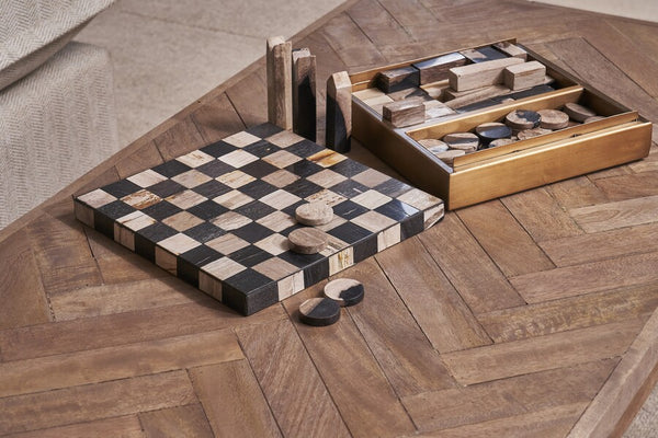 Chevron Coffee Table - Bluebone
