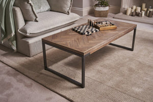 Chevron Coffee Table - Bluebone