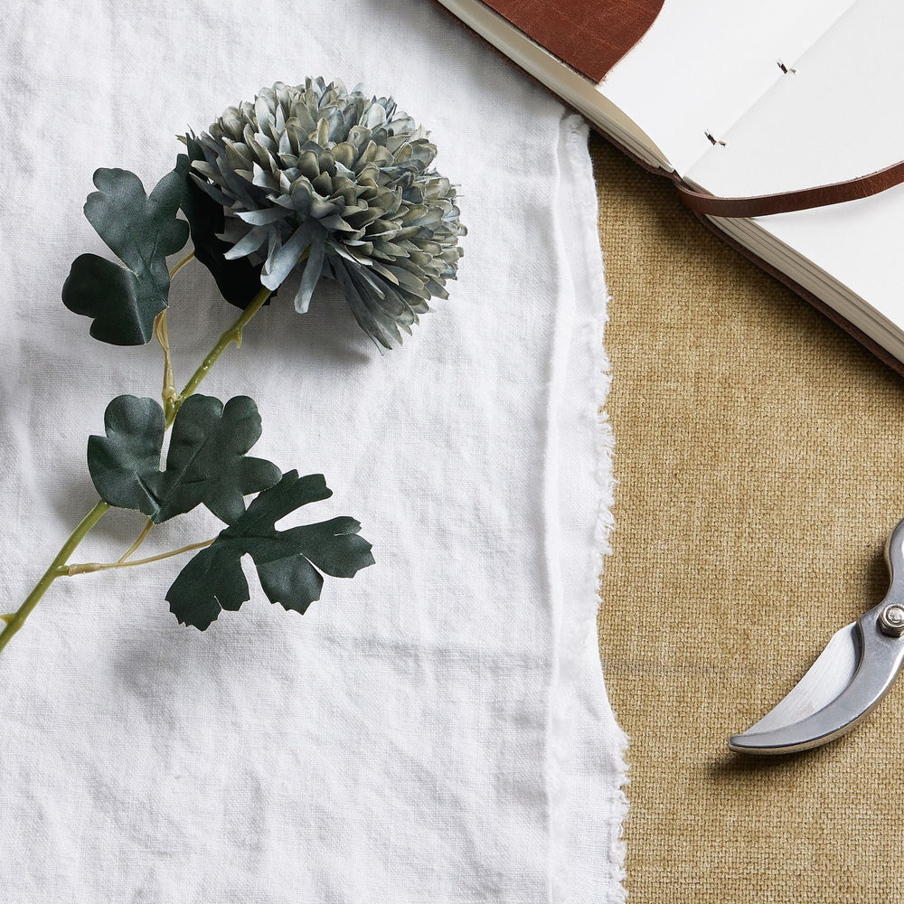 Pale Green Blue Chrysanthemum - Canwell Interiors Limited - Hills