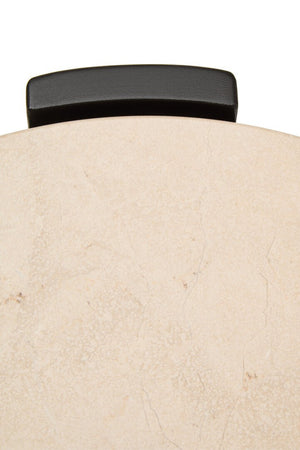 Palermo Cream Marble Top Round Side Table - Canwell Interiors Limited - Xshowhome