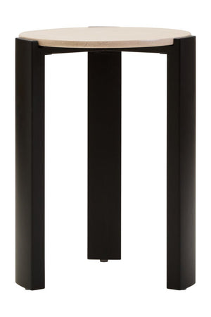 Palermo Cream Marble Top Round Side Table - Canwell Interiors Limited - Xshowhome