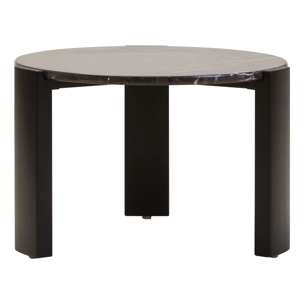 Palermo Round Black Marble Top Small Coffee Table - XShowhome Limited - Xshowhome