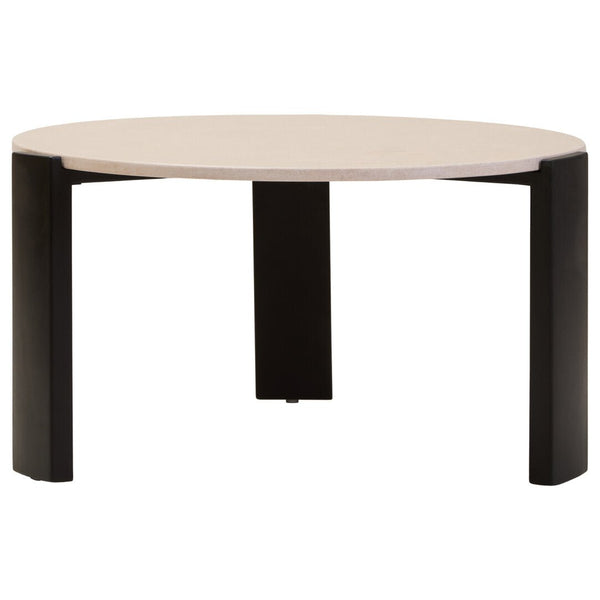 Palermo Round Cream Marble Top Large Coffee Table - Canwell Interiors Limited - Xshowhome