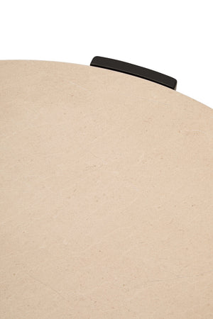 Palermo Round Cream Marble Top Large Coffee Table - Canwell Interiors Limited - Xshowhome