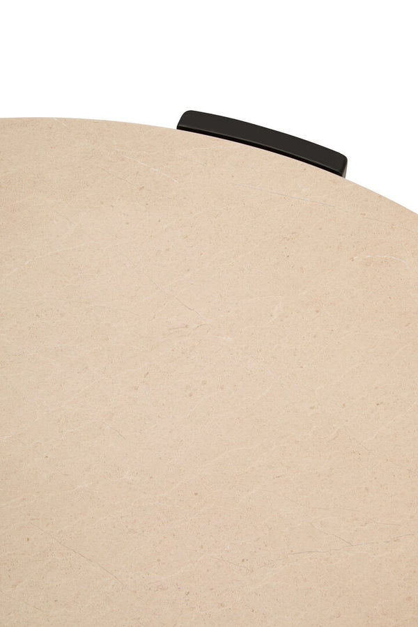 Palermo Round Cream Marble Top Large Coffee Table - Canwell Interiors Limited - Xshowhome