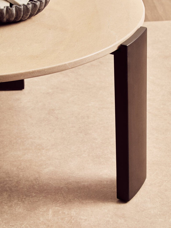 Palermo Round Cream Marble Top Large Coffee Table - Canwell Interiors Limited - Xshowhome