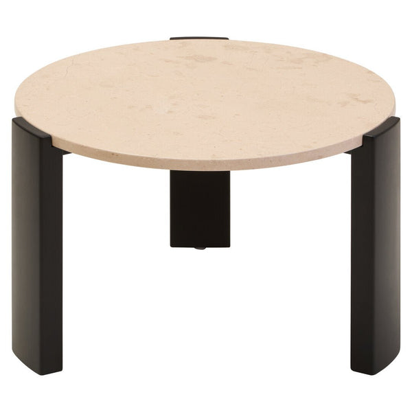 Palermo Round Cream Marble Top Small Coffee Table - Canwell Interiors Limited - Xshowhome