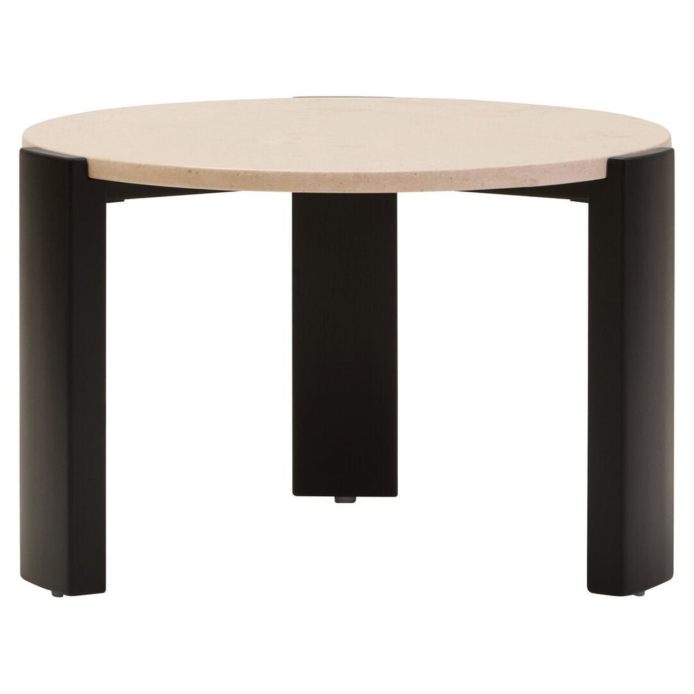 Palermo Round Cream Marble Top Small Coffee Table - Canwell Interiors Limited - Xshowhome