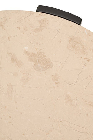 Palermo Round Cream Marble Top Small Coffee Table - Canwell Interiors Limited - Xshowhome