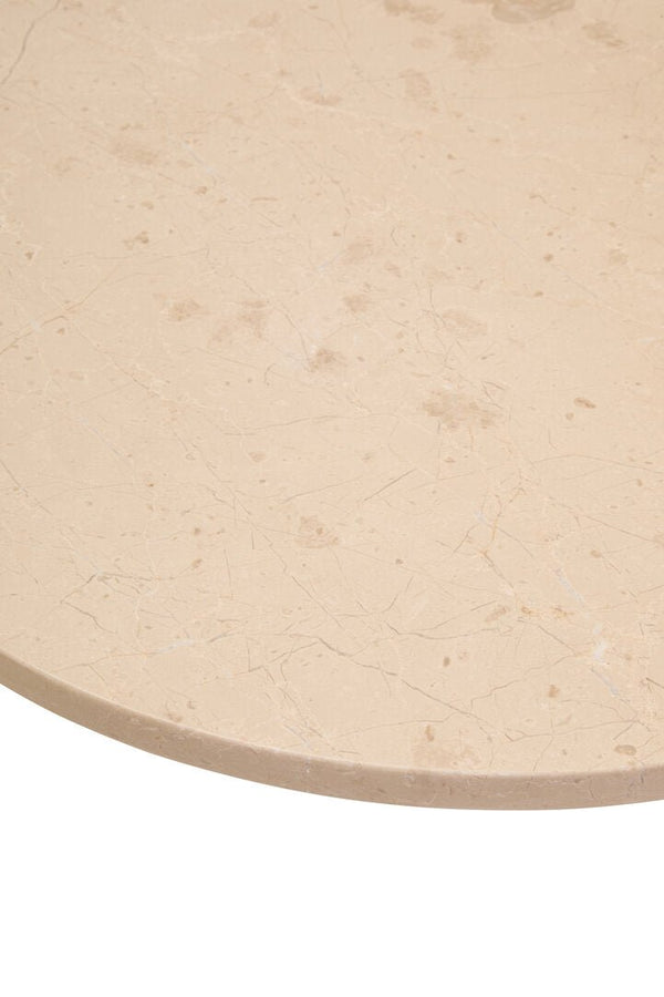 Palermo Round Cream Marble Top Small Coffee Table - Canwell Interiors Limited - Xshowhome