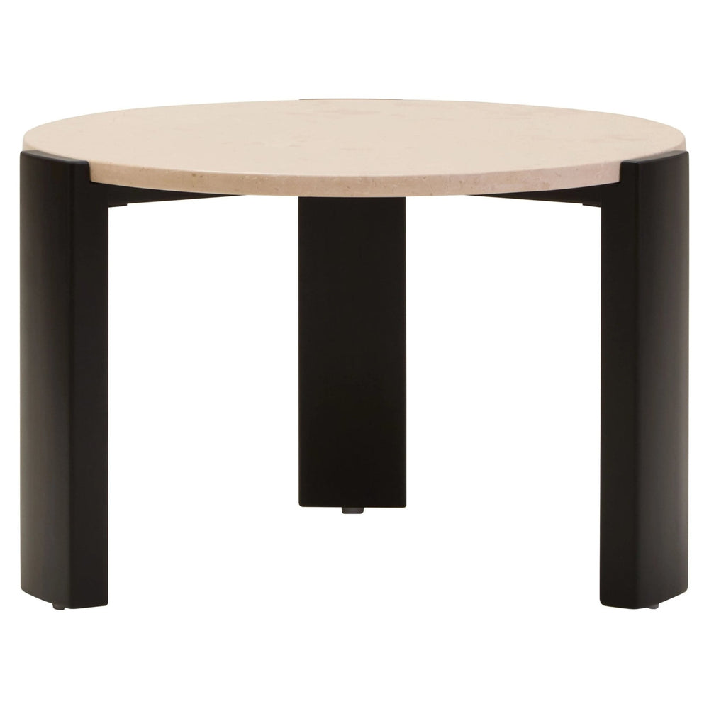 Palermo Round Cream Marble Top Small Coffee Table - XShowhome Limited - Xshowhome