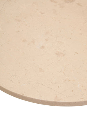 Palermo Round Cream Marble Top Small Coffee Table - XShowhome Limited - Xshowhome