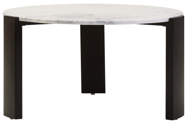 Palermo Round White Marble Top Large Coffee Table - Canwell Interiors Limited - Xshowhome