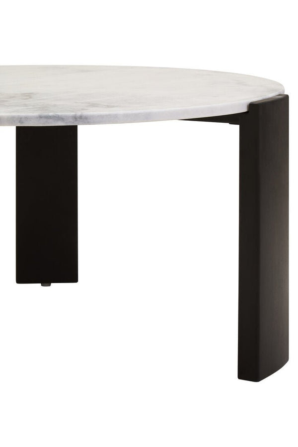 Palermo Round White Marble Top Large Coffee Table - Canwell Interiors Limited - Xshowhome