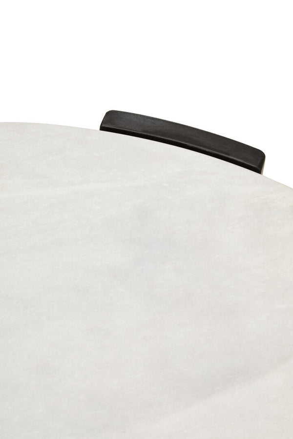 Palermo Round White Marble Top Large Coffee Table - Canwell Interiors Limited - Xshowhome