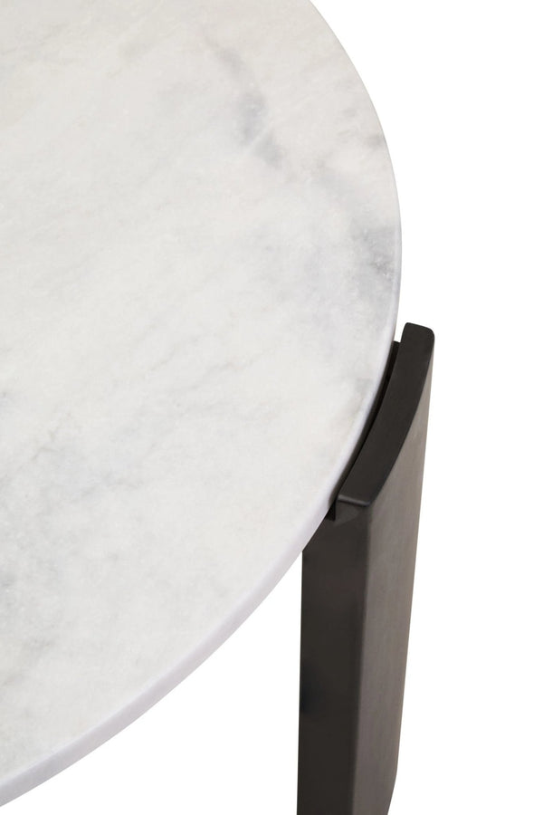 Palermo Round White Marble Top Large Coffee Table - XShowhome Limited - Xshowhome