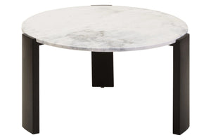 Palermo Round White Marble Top Large Coffee Table - XShowhome Limited - Xshowhome