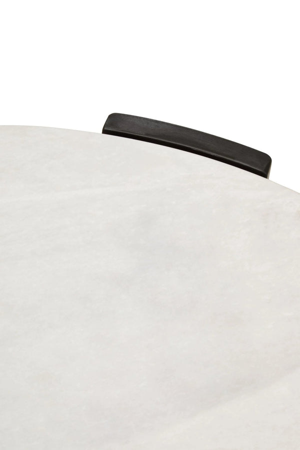 Palermo Round White Marble Top Large Coffee Table - XShowhome Limited - Xshowhome