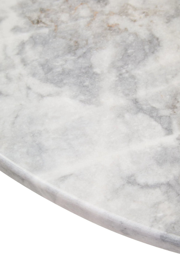 Palermo Round White Marble Top Large Coffee Table - XShowhome Limited - Xshowhome