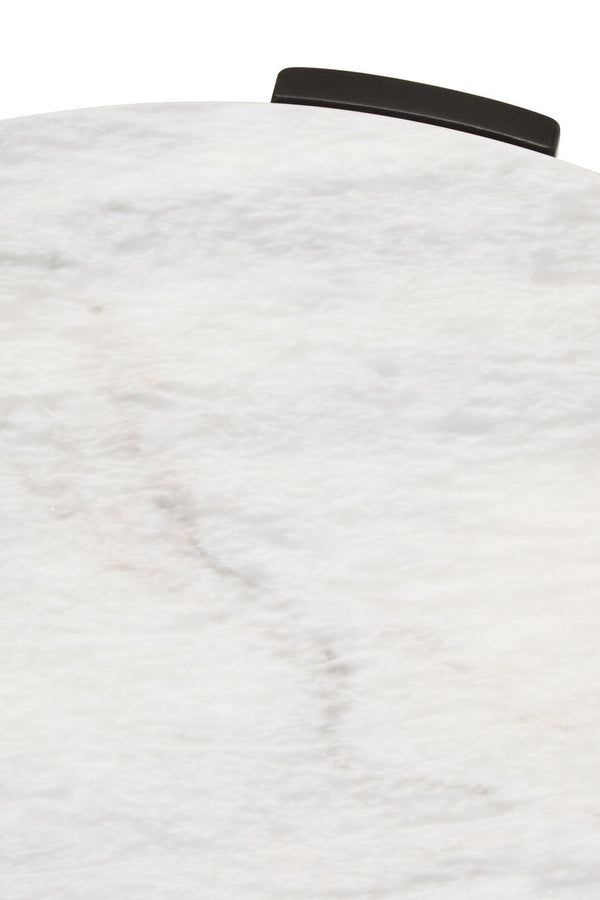 Palermo Round White Marble Top Small Coffee Table - Canwell Interiors Limited - Xshowhome