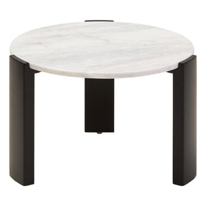 Palermo Round White Marble Top Small Coffee Table - Canwell Interiors Limited - Xshowhome