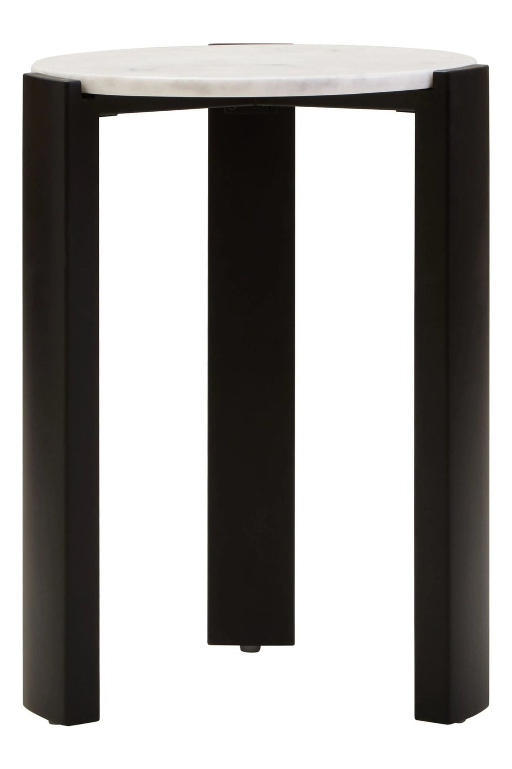 Palermo White Marble Top Round Side Table - XShowhome Limited - Xshowhome