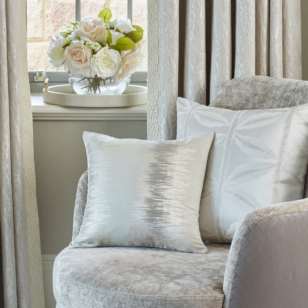 Palm 55x55 Feather Filled Cushion Opal - Canwell Interiors Limited - Riva