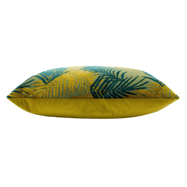 Palm Grove 50x50 Feather Filled Cushion Gold & Tea - Canwell Interiors Limited - Riva