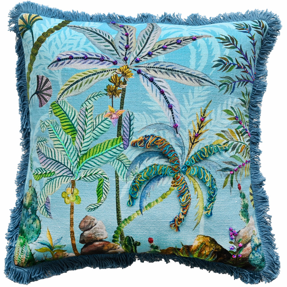 Malini Karri Blue Cushion - Canwell Interiors Limited - Malini