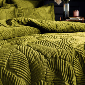 Palmeria Super King Quilted Duvet Set Moss - XShowhome Limited - Riva