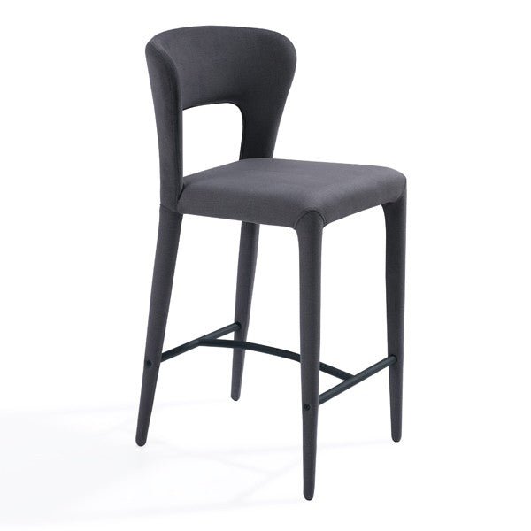 Pari I Bar Stool - Luxe Cinder Grey - XShowhome Limited - Tommy Franks