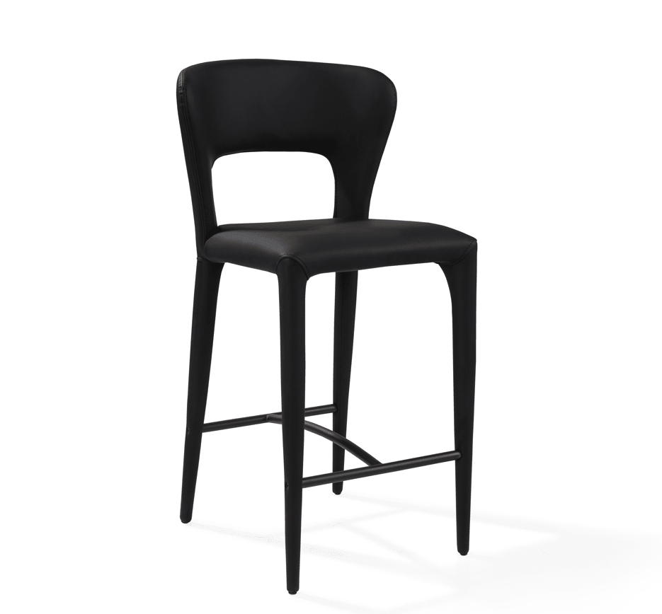 Pari I Bar Stool - Mustang Black - XShowhome Limited - Tommy Franks