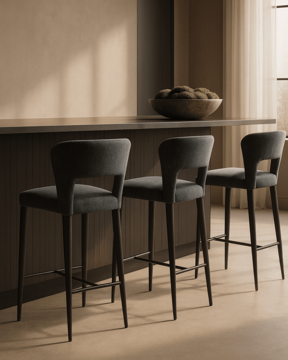 Pari II Bar Stool - London Steel - XShowhome Limited - Tommy Franks