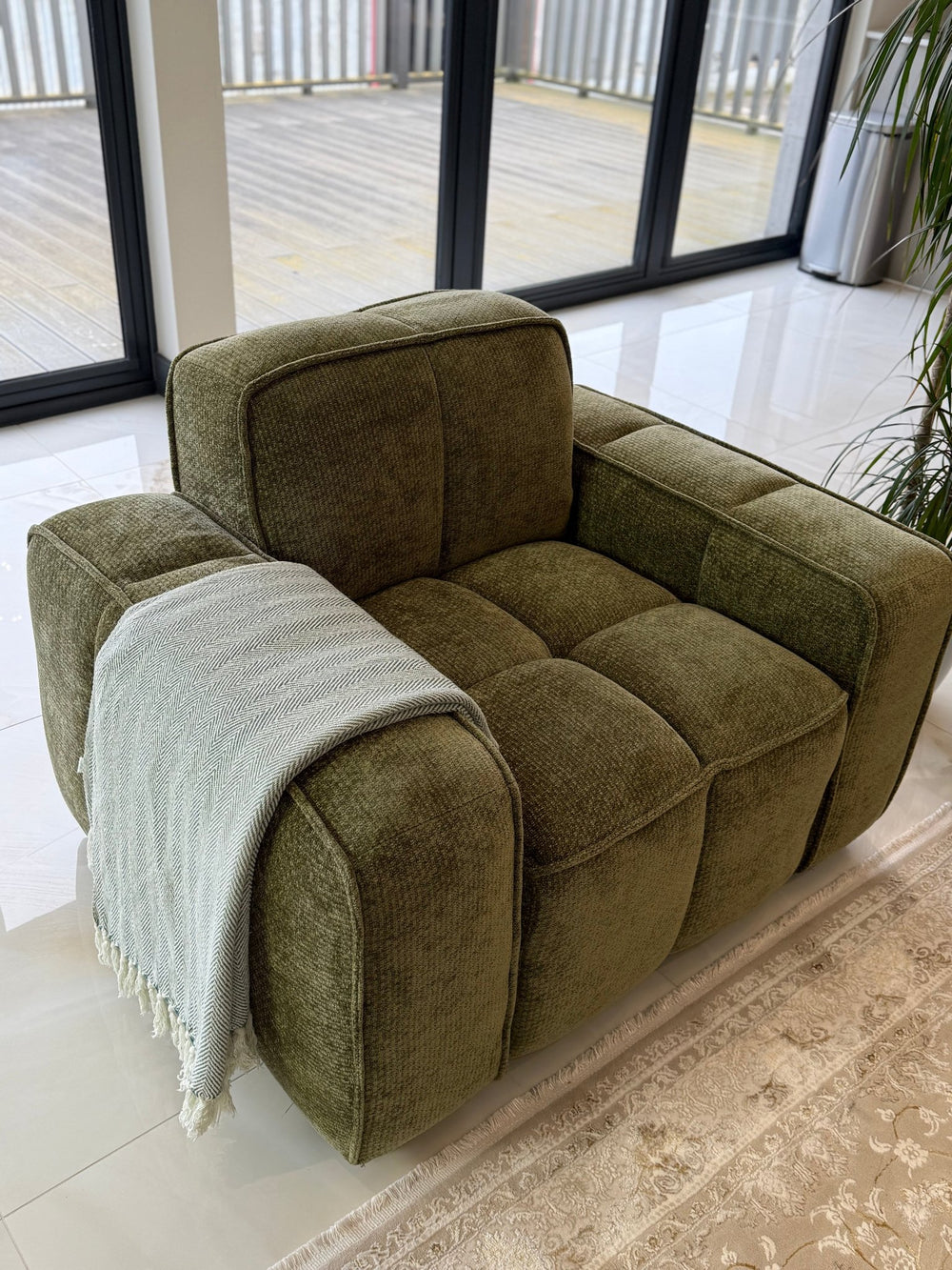 Paris Sofa Olive Armchair - XShowhome Limited - Xshowhome