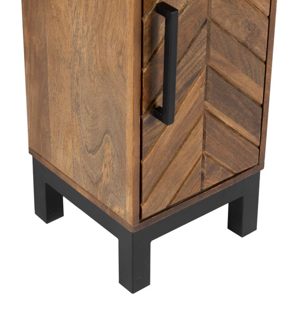 Parquet 1 Door 2 Drawer Cabinet - XShowhome Limited - Jaipur