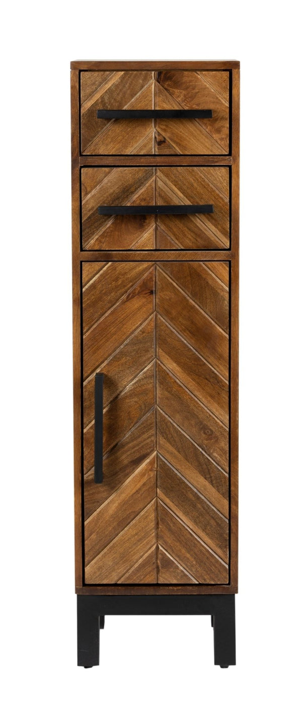 Parquet 1 Door 2 Drawer Cabinet - XShowhome Limited - Jaipur