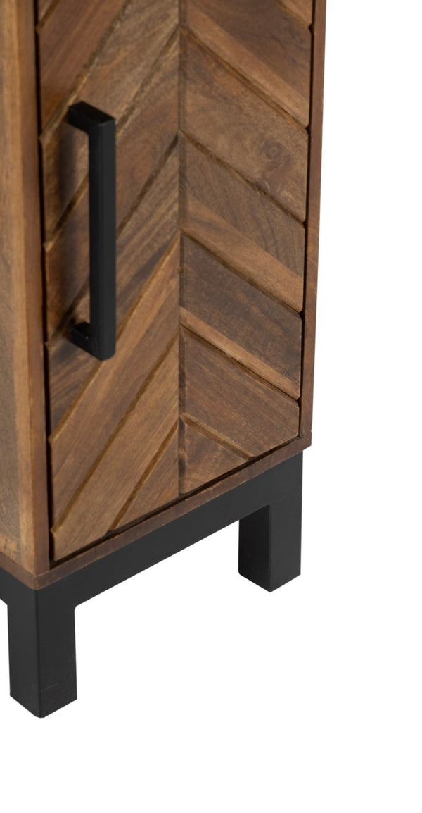 Parquet 1 Door 2 Drawer Cabinet - XShowhome Limited - Jaipur
