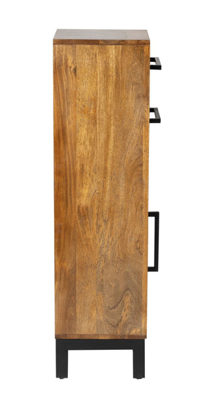 Parquet 1 Door 2 Drawer Cabinet - XShowhome Limited - Jaipur