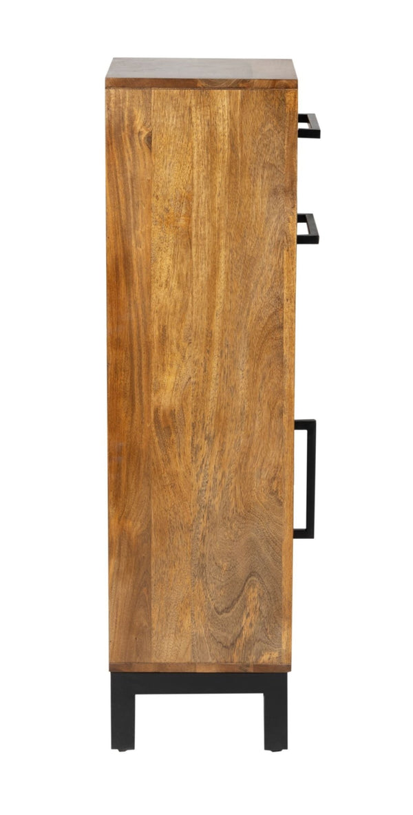 Parquet 1 Door 2 Drawer Cabinet - XShowhome Limited - Jaipur