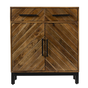 Parquet 2 Door 1 Drawer Cabinet - XShowhome Limited - Jaipur