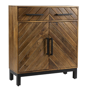 Parquet 2 Door 1 Drawer Cabinet - XShowhome Limited - Jaipur