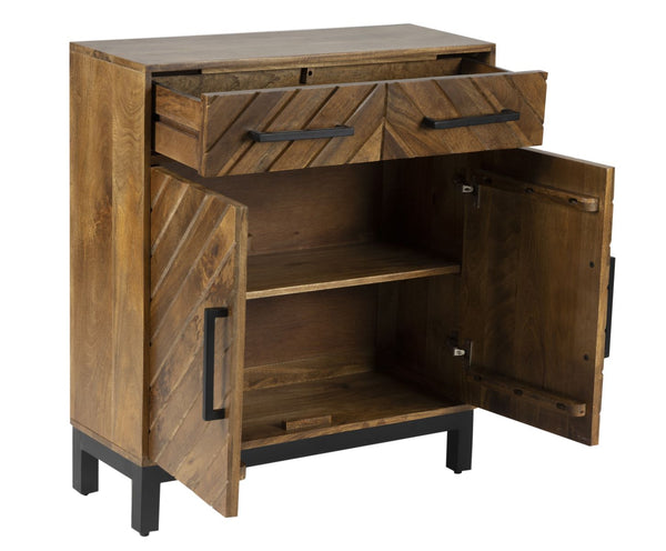 Parquet 2 Door 1 Drawer Cabinet - XShowhome Limited - Jaipur