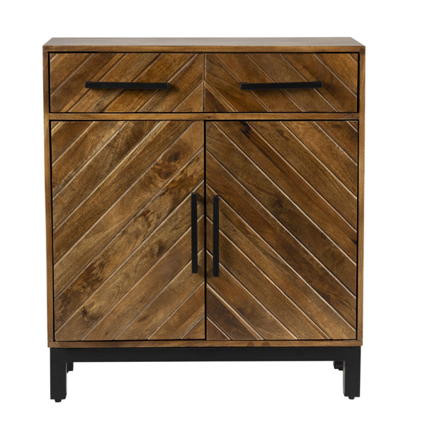 Parquet 2 Door 1 Drawer Cabinet - XShowhome Limited - Jaipur
